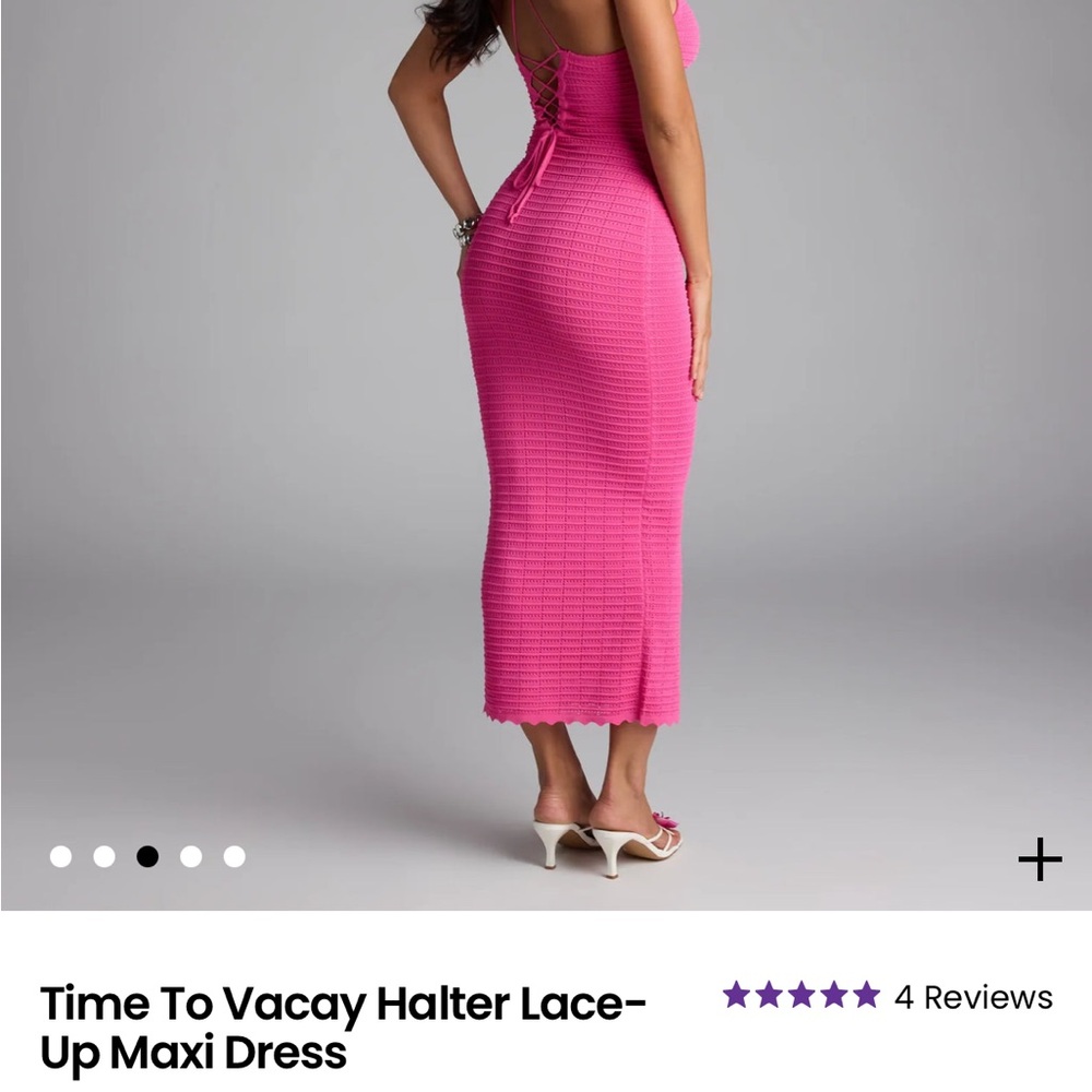 Windsor Vibrant Pink Maxi Dress - Picture 2 of 2